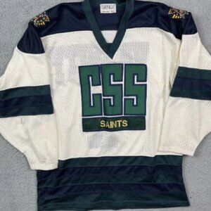 Vintage St Scholastica Hockey Jersey CSS College MN‎ Minnesota Size Medium/Large